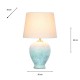 Harlee ceramic table lamp smooth 60cm