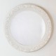 Yvette round mirror 90cm cream