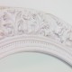 Yvette round mirror 90cm cream