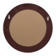 Yvette round mirror 90cm cream