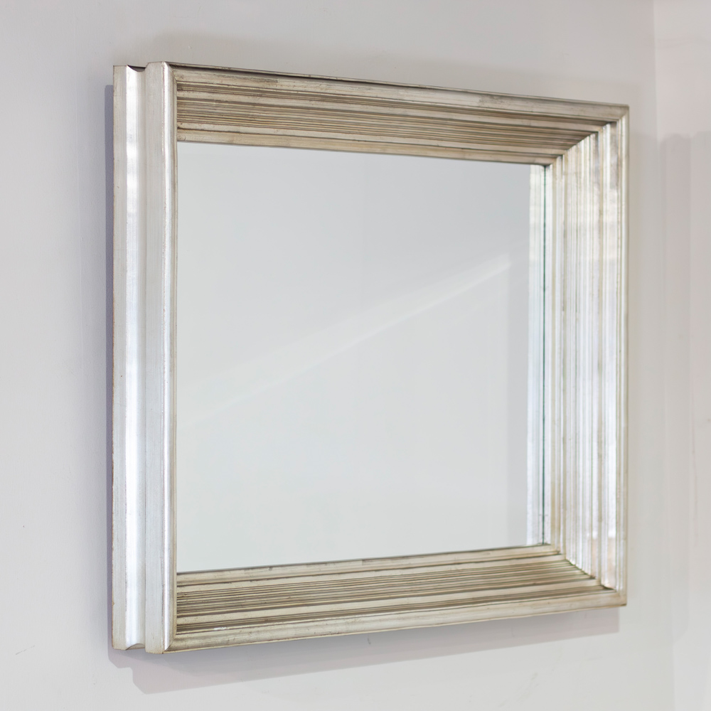 Lily rectangle mirror 78 x 98cm champagne