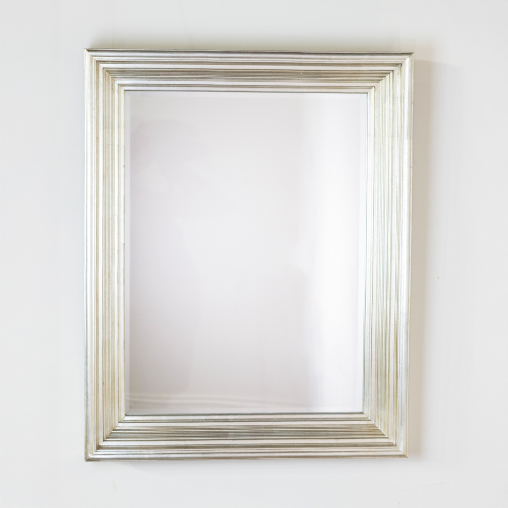 Lily rectangle mirror 78 x 98cm champagne