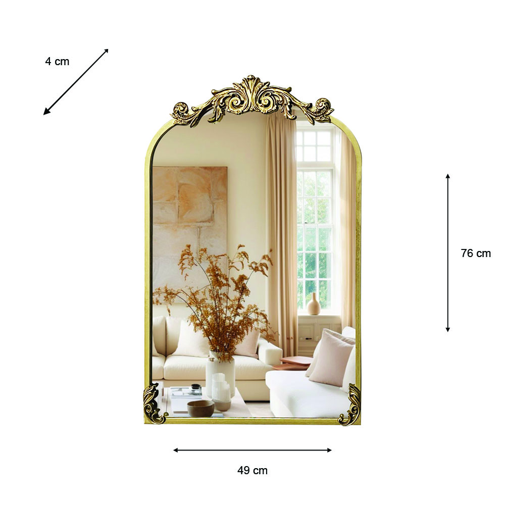 Charlotte mirror 76cm gold