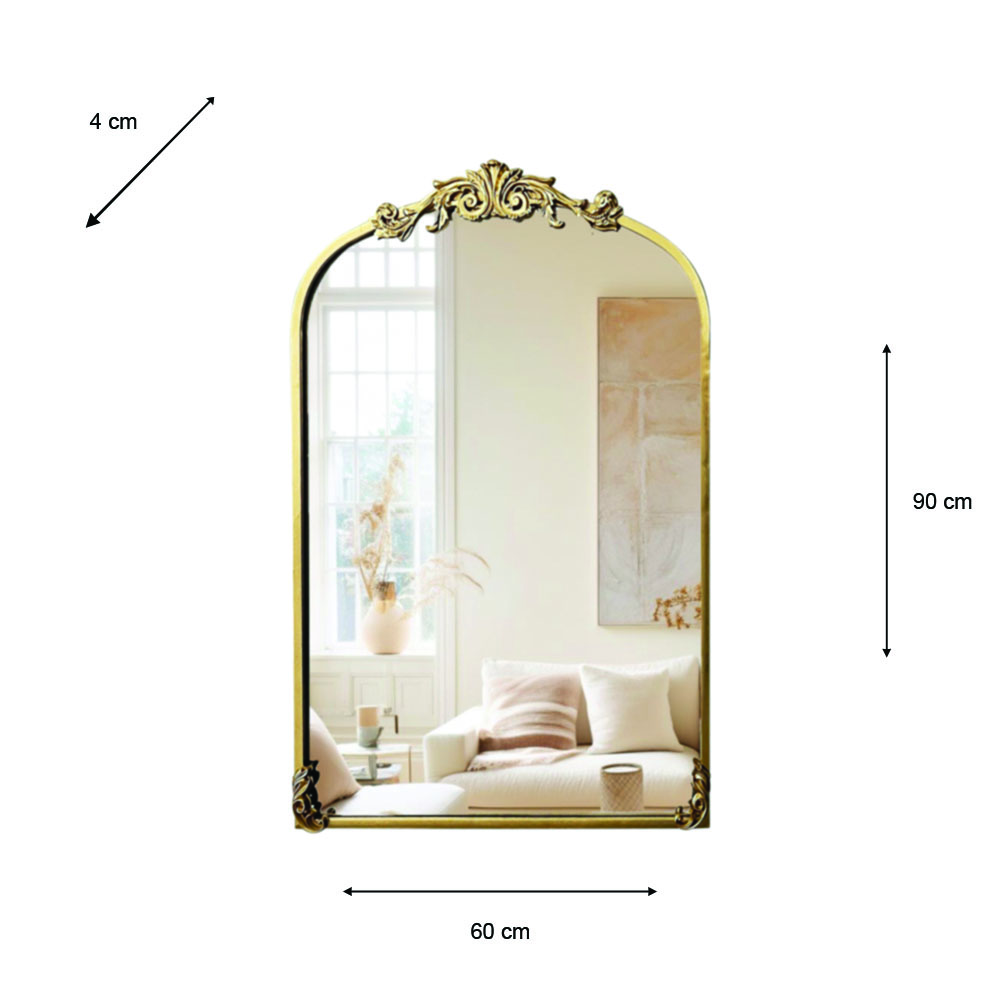 Charlotte mirror 90cm gold