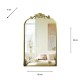 Charlotte mirror 90cm gold