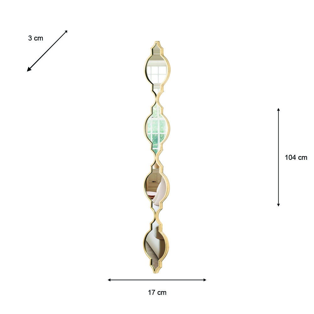 Gatsby mirror slim gold