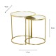 Avery s/2 side tables gold