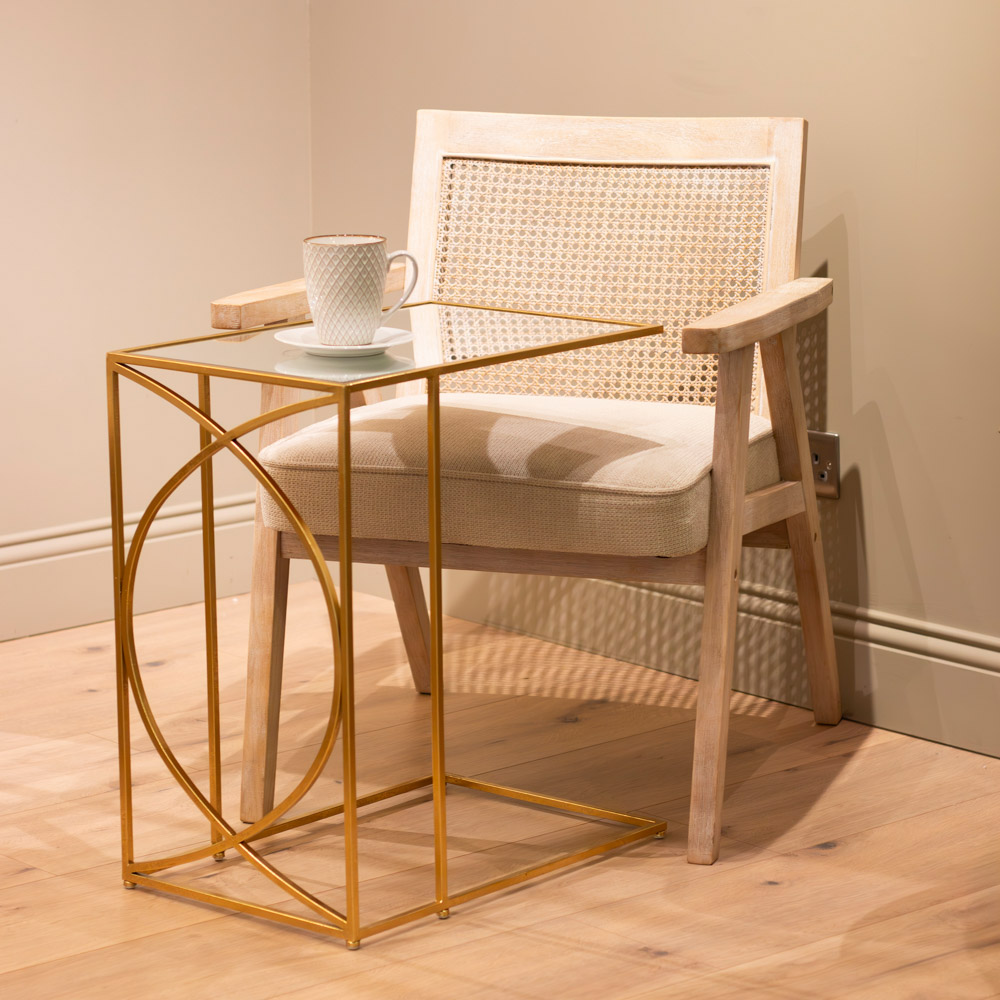 Franklin s/2 sofa tables gold