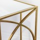 Franklin s/2 sofa tables gold