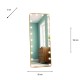 Led bulb modena cheval mirror gold 160 x 50cm 