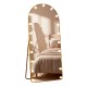 Led bulb modena cheval arch mirror gold 170 x 70cm 