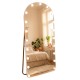 Led bulb modena cheval arch mirror white 170 x 70cm 