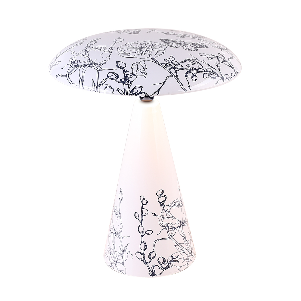 Neo usb rechargeable lamp floral white