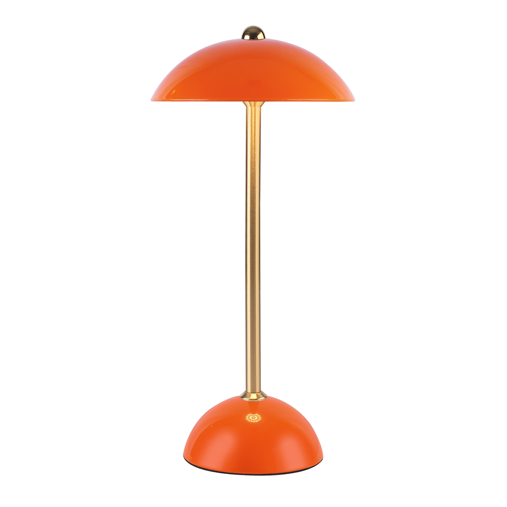Apollo usb rechargeable lamp orange