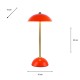 Apollo usb rechargeable lamp orange