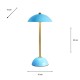 Apollo usb rechargeable lamp blue
