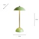 Apollo usb rechargeable lamp olive green