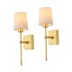 Madison set of 2 usb rechargeable wall lights