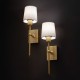 Madison set of 2 usb rechargeable wall lights