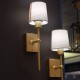 Madison set of 2 usb rechargeable wall lights