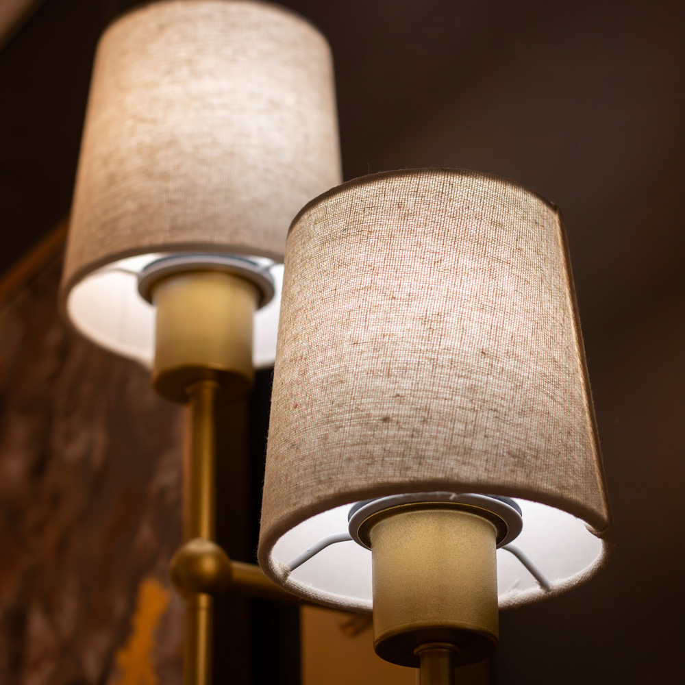 Madison set of 2 usb rechargeable wall lights