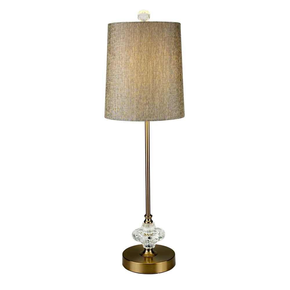 Sylvia buffet lamp champagne 64cm