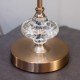 Sylvia buffet lamp champagne 64cm
