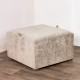 Maya s/2 tray table pouffes sand