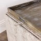 Maya s/2 tray table pouffes sand