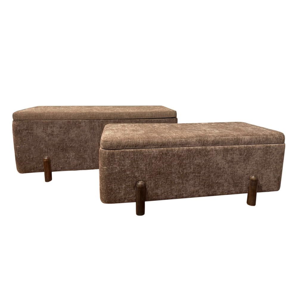 Maya s/2 storage benches cappucino