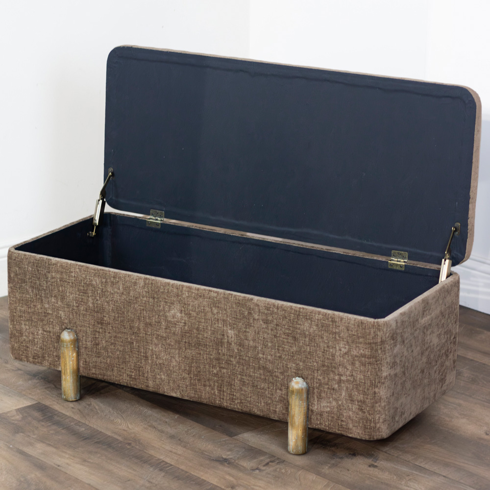 Maya s/2 storage benches cappucino