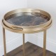 Nyra s/2 tray tables gold