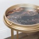 Nyra s/2 tray tables gold