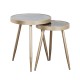 Nyra s/2 side tables gold