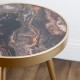 Nyra s/2 side tables gold