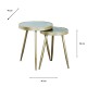 Nyra s/2 side tables gold