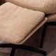 Khloe rocking swivel chair with stool biscuit