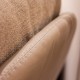 Khloe rocking swivel chair with stool biscuit