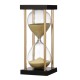 Hourglass in stand 17.5cm tan approx 15 mins