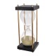 Hourglass in stand 23cm tan approx 30 mins