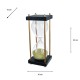Hourglass in stand 23cm tan approx 30 mins