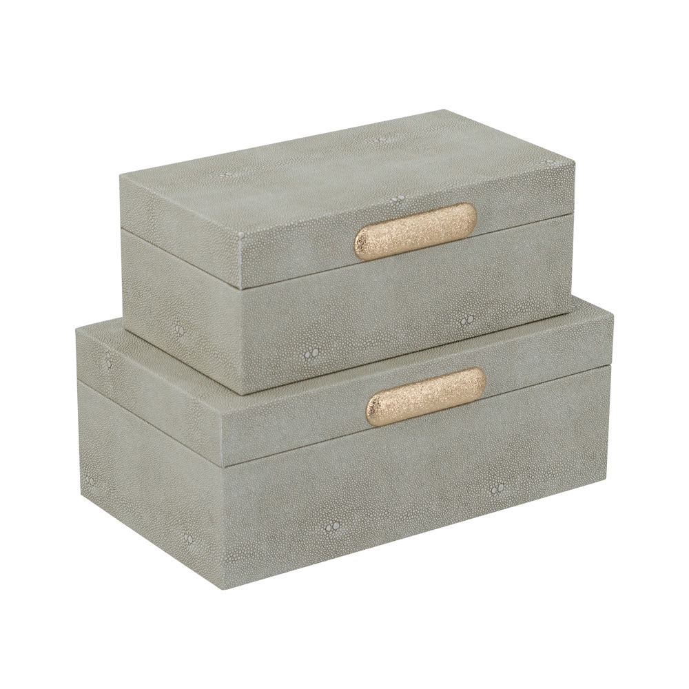 Decorative s/2 boxes oyster
