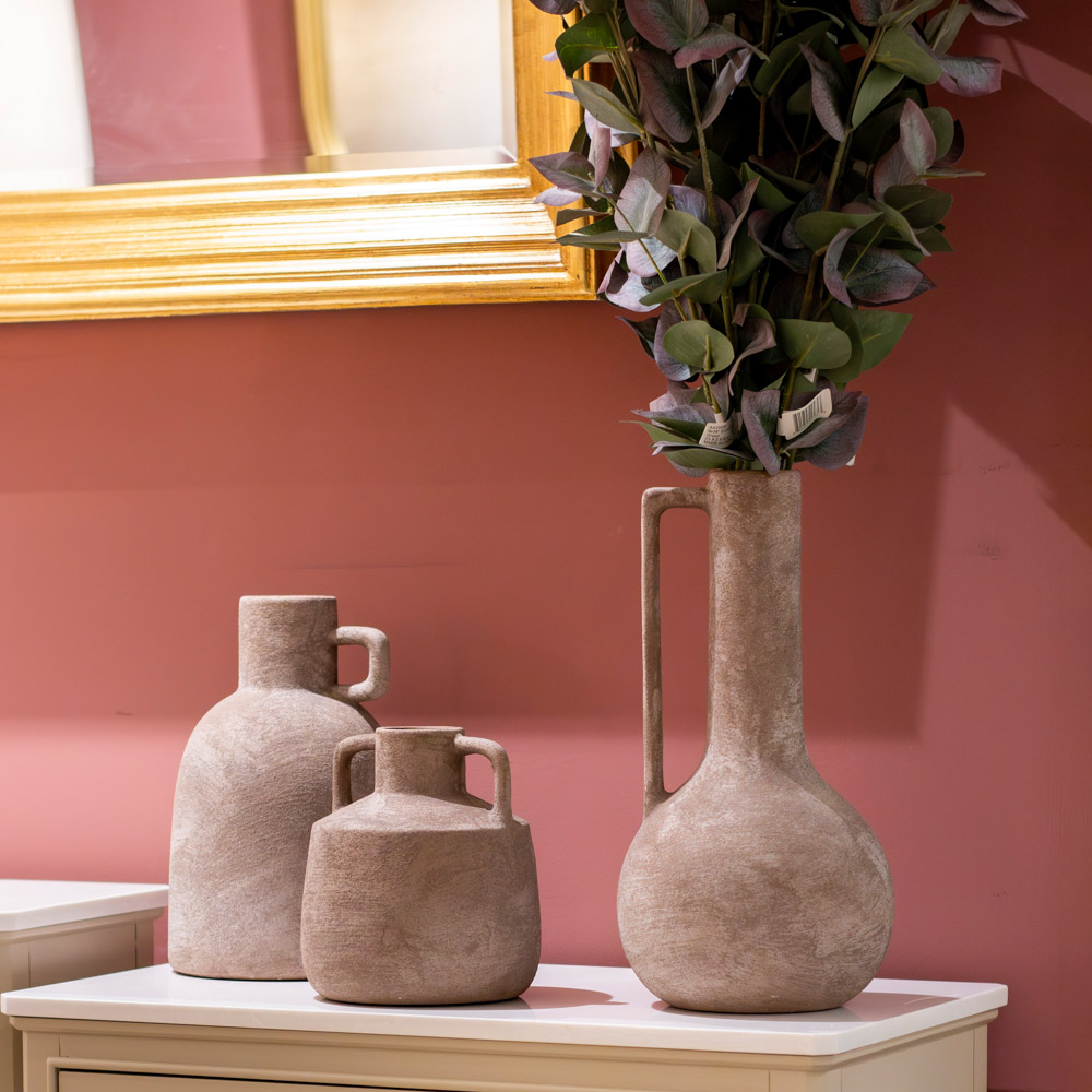 Ceramic vase stone 25.5cm
