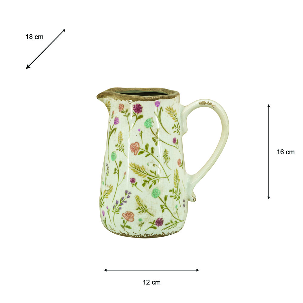 Flower pitcher vase 18cm