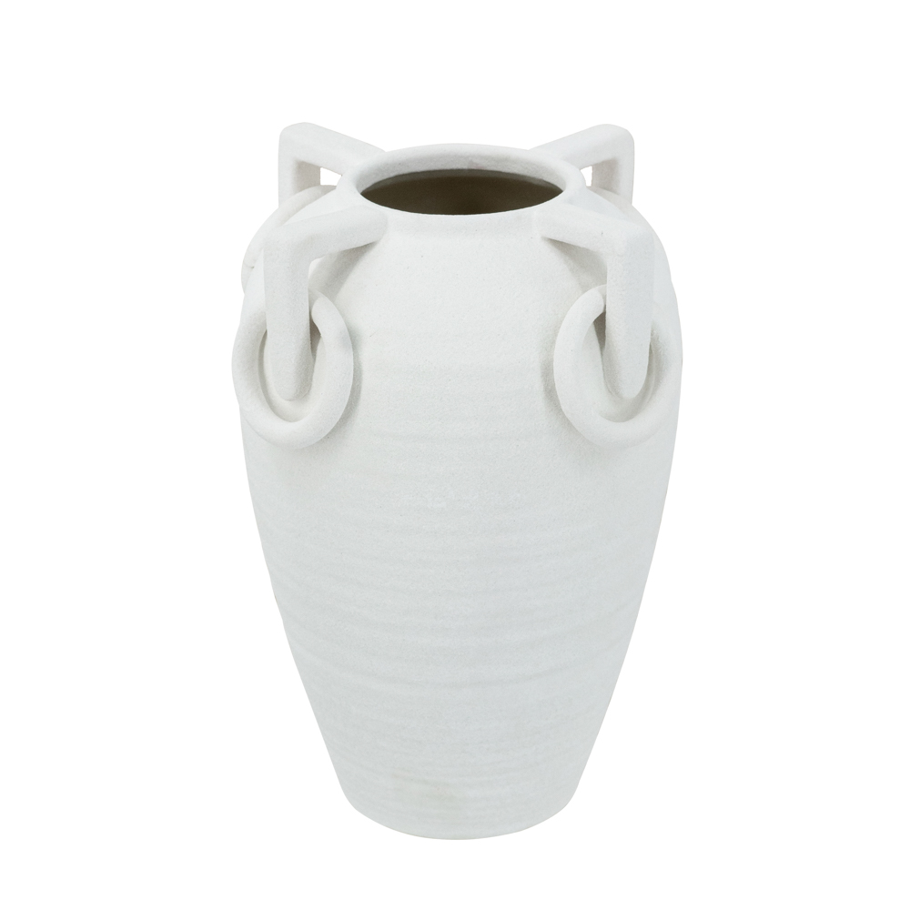 Loop vase light stone 29cm