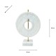 Marble sculpture on stand