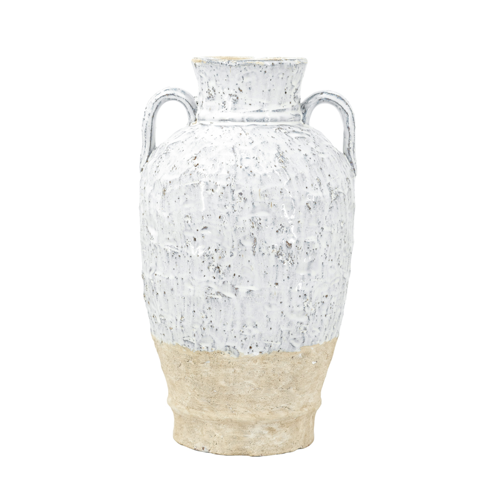 Two handled flower vase 40cm