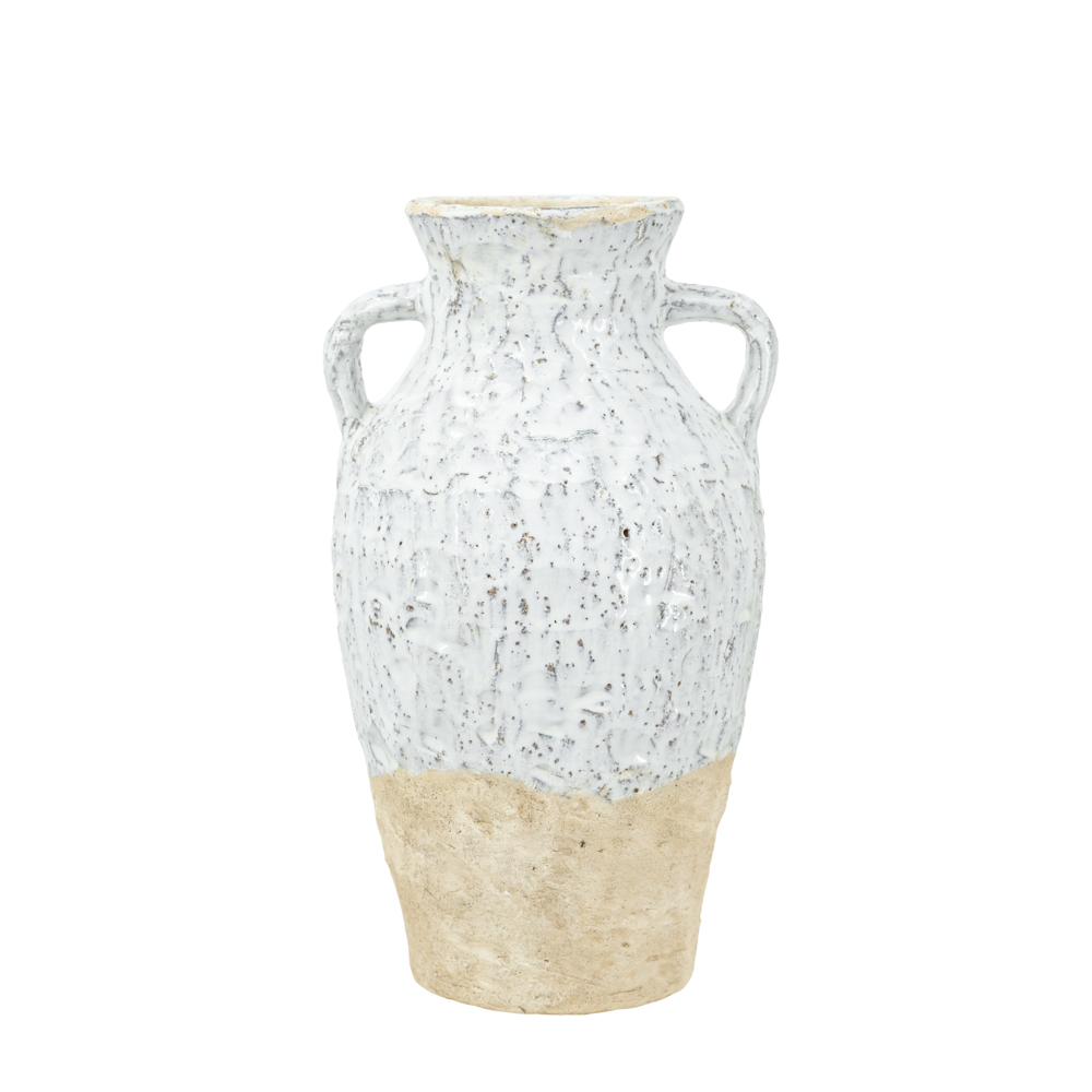 Two handled flower vase 35cm