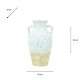 Two handled flower vase 35cm