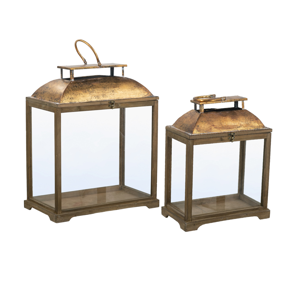Lantern s/2 gold 57cm